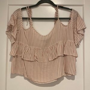 American Eagle off the shoulder shirt